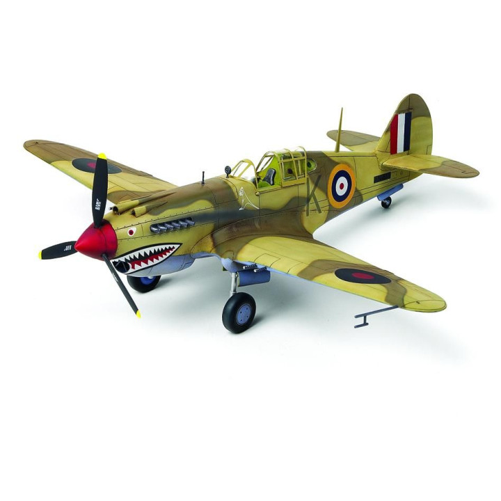 Model Kit letadlo 12235 - TOMAHAWK IIB "ACE OF AFRICAN FRONT" :LE (1:48)