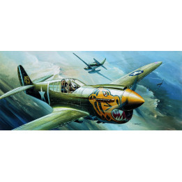 Model Kit letadlo 12468 - P-40E (1:72)