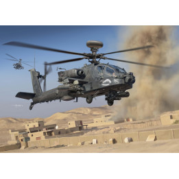 Model Kit vrtulník 12551 - U.S.Army AH-64D Block II "Late Version" (1:72)