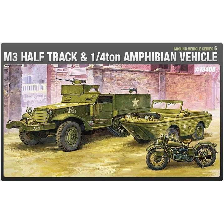 Model Kit military 13408 - M3 U.S HALF TRACK (1:72)