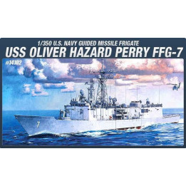 Model Kit loď 14102 - USS OLIVIER HAZARD PERRY FFG-7 (1:350)