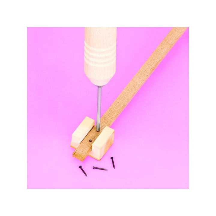 Modelcraft zatloukač hřebíků, ocelové hřebíky 1x7mm (100ks)