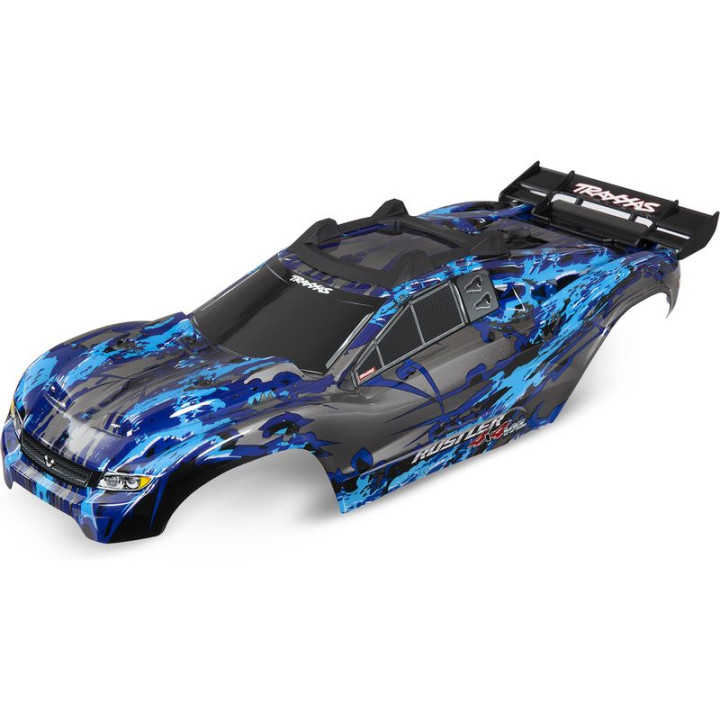 Traxxas karosérie Rustler 4x4 stříbrná