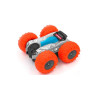 Skvělý oboustranný mode Nincoracers Stunt Orange s velkými pneumatikami. Je oboustranný. Žádná překážka pro něj není problém. Umí dělat úžasné triky. Skoky, otočky, jízdu po zadních kolech . Pákový vysílač 27MHz s velkým dosahem a LED kontrolkou zapnutí. Provoz na AAA baterie.