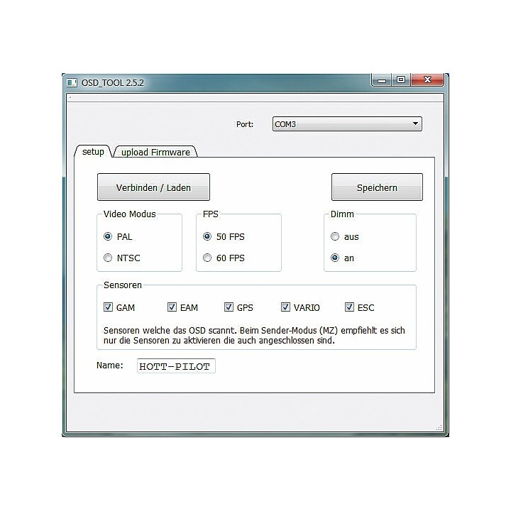 ON SCREEN DISPLAY MODUL / HoTT OSD