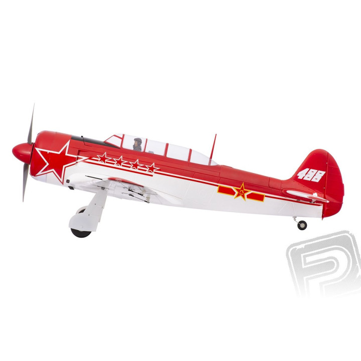 Yak-11 1450mm ARF Červeno/Bílá
