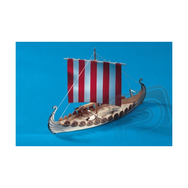 Mini Oseberg vikinská loď 1:50
