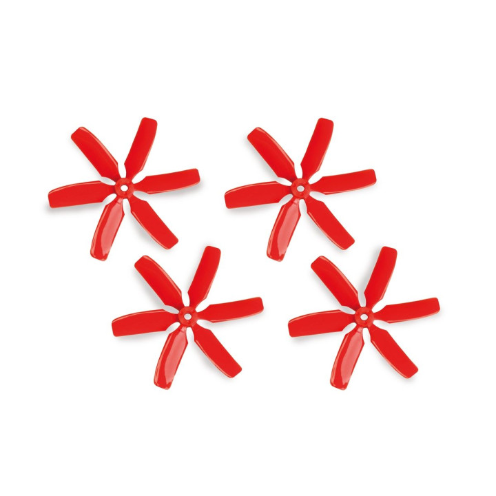 Vrtule 4046 6-listá, červená, 1 sada - CW