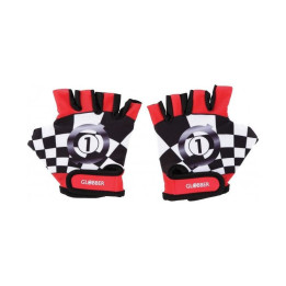 Globber - Dětské ochranné rukavičky XS Racing Red