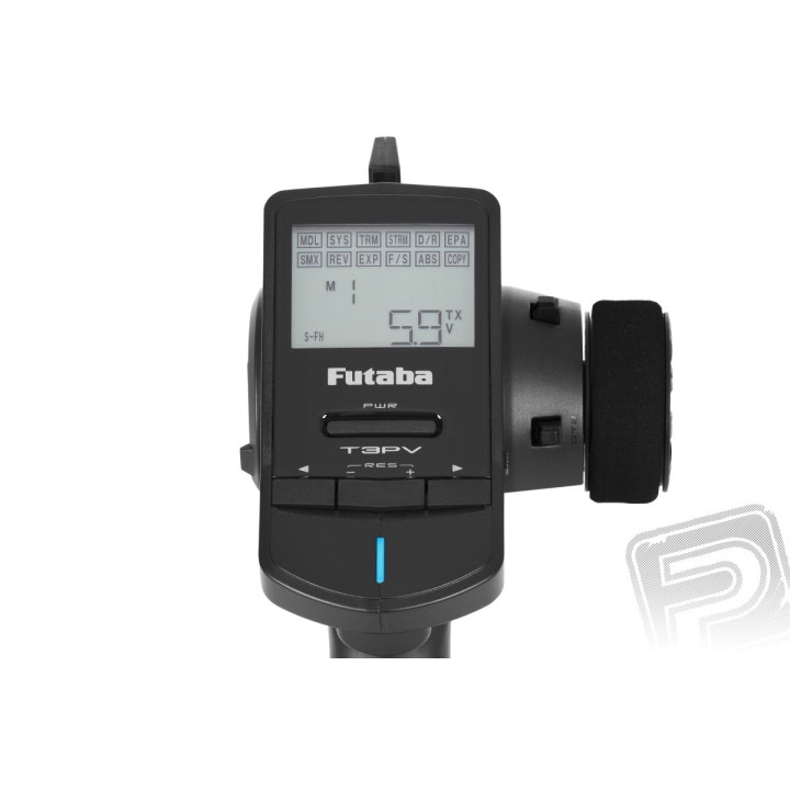Futaba T3PV, přijímač R203GF bez telemetrie