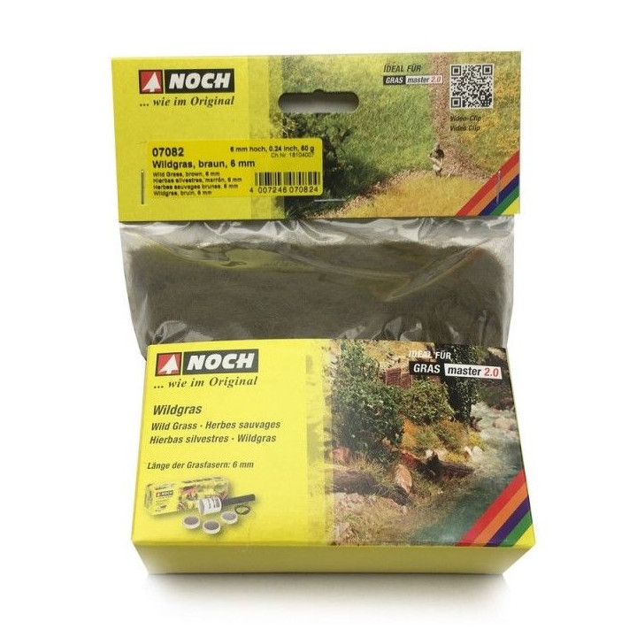 Tráva, hnedá 6 mm - lúka, 50g  NO07082