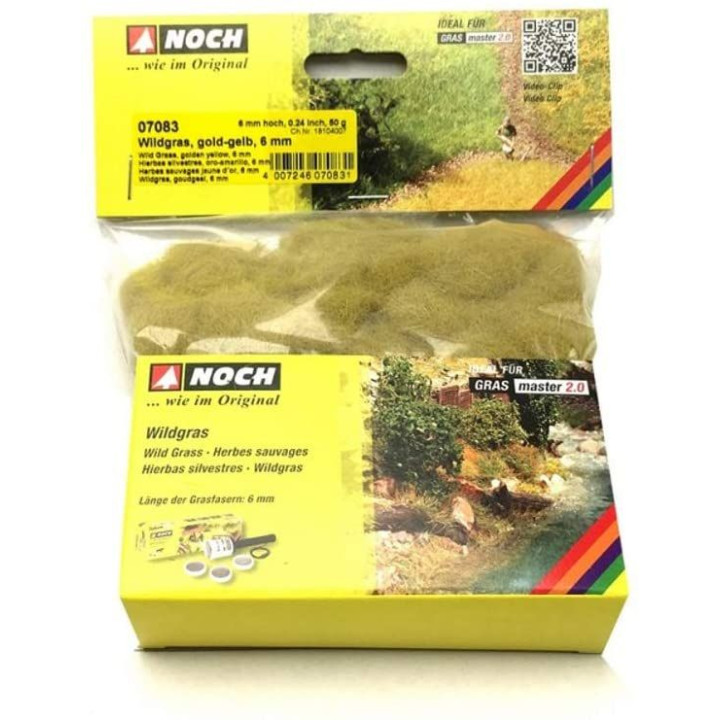 Tráva, zlato-žltá, 6mm, 50 g  NO07083