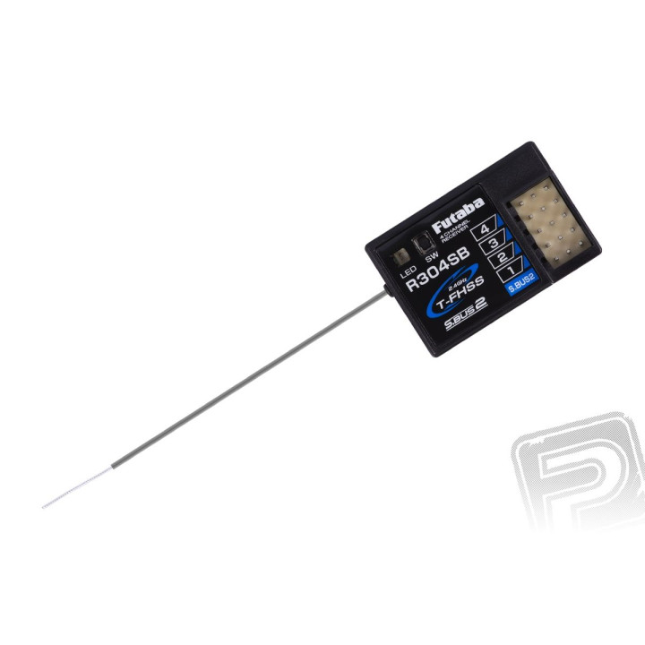 Futaba T3PV, přijímač R304SB s telemetrií