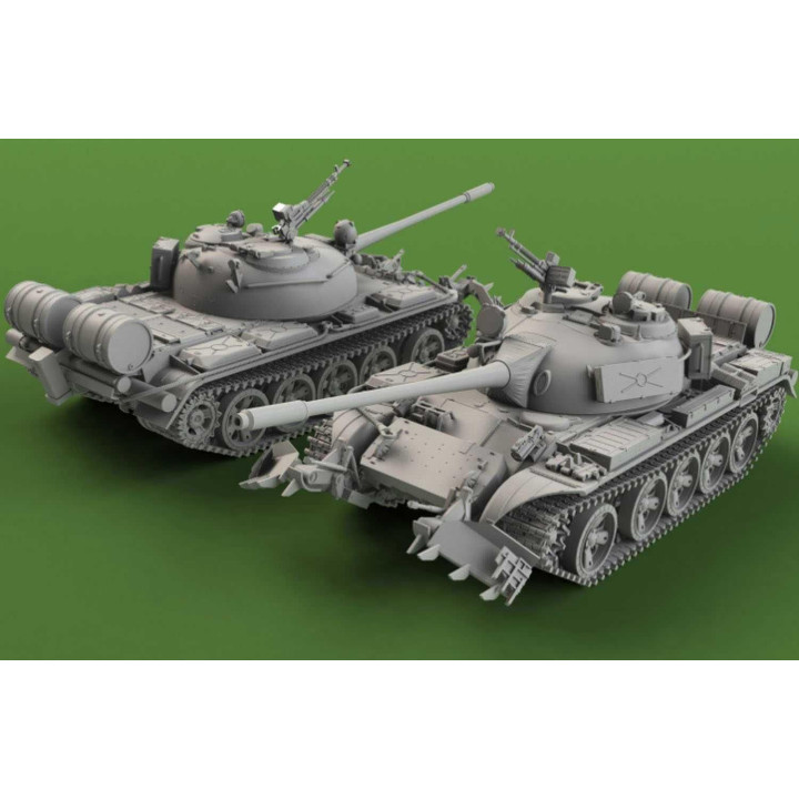 Plastic ModelKit tank 03328 - T-55A/AM with KMT-6/EMT-5 (1:72)