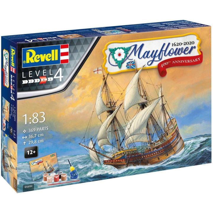 Gift-Set loď 05684 - Mayflower 400th Anniversary (1:83)