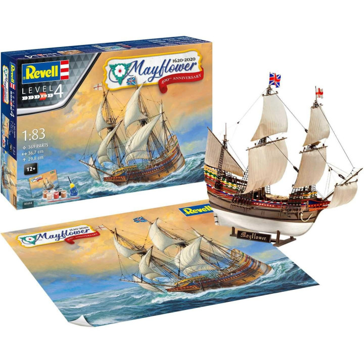 Gift-Set loď 05684 - Mayflower 400th Anniversary (1:83)