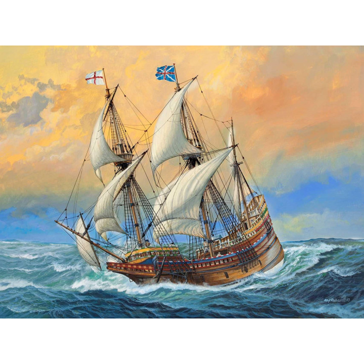Gift-Set loď 05684 - Mayflower 400th Anniversary (1:83)