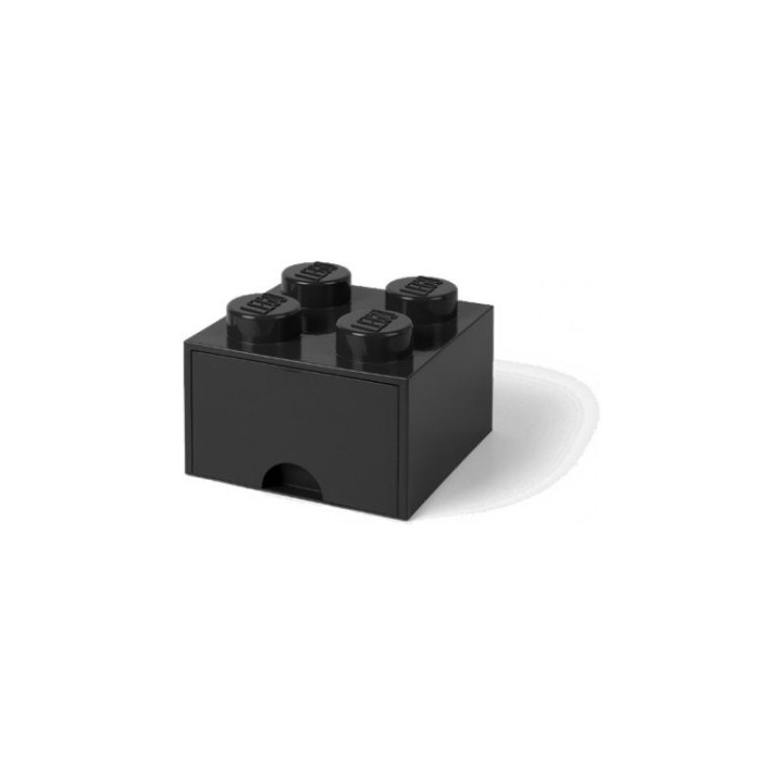 LEGO úložný box s šuplíkem 250x250x180mm - bílý