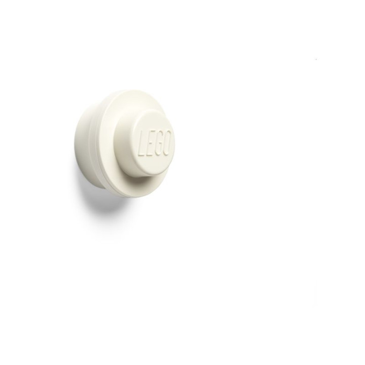 LEGO věšák na zeď (3 ks) - bílá, černá, šedá