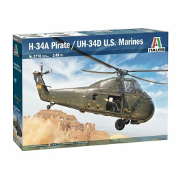 Model Kit vrtulník 2776 - H-34A Pirate /UH-34D U.S. Marines (1:48)