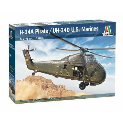 Model Kit vrtulník 2776 - H-34A Pirate /UH-34D U.S. Marines (1:48)