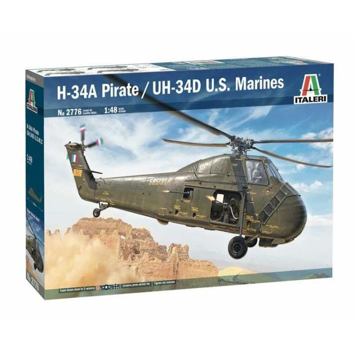 Model Kit vrtulník 2776 - H-34A Pirate /UH-34D U.S. Marines (1:48)