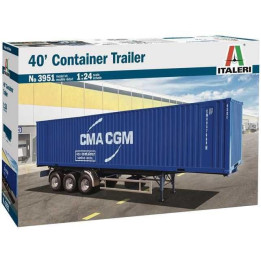 Model Kit truck 3951 - 40’ Container Trailer (1:24)