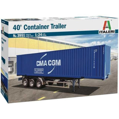 Model Kit truck 3951 - 40’ Container Trailer (1:24)