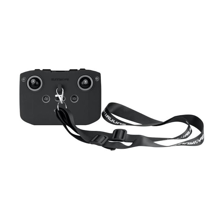 MAVIC AIR 2 - Silikonová ochrana vysílače + popruh vysílače (Black)
