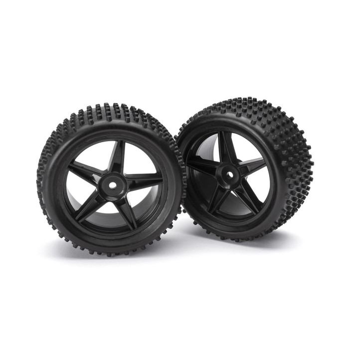 Gumy nalepené – Buggy 1:10, přední, 2ks (Černé)