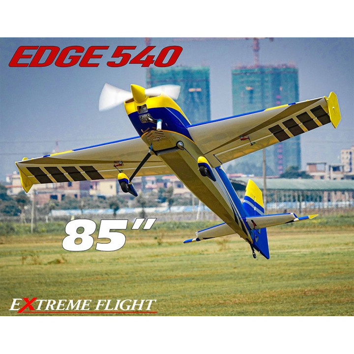 85" Edge 540 - Modrá/Žlutá 2,15m