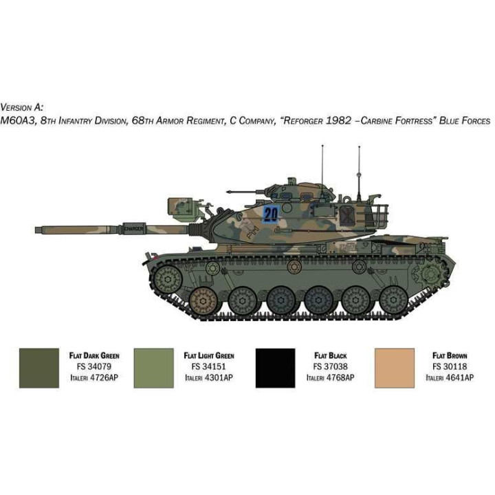 Model Kit tank 6582 - M60A3 (1:35)