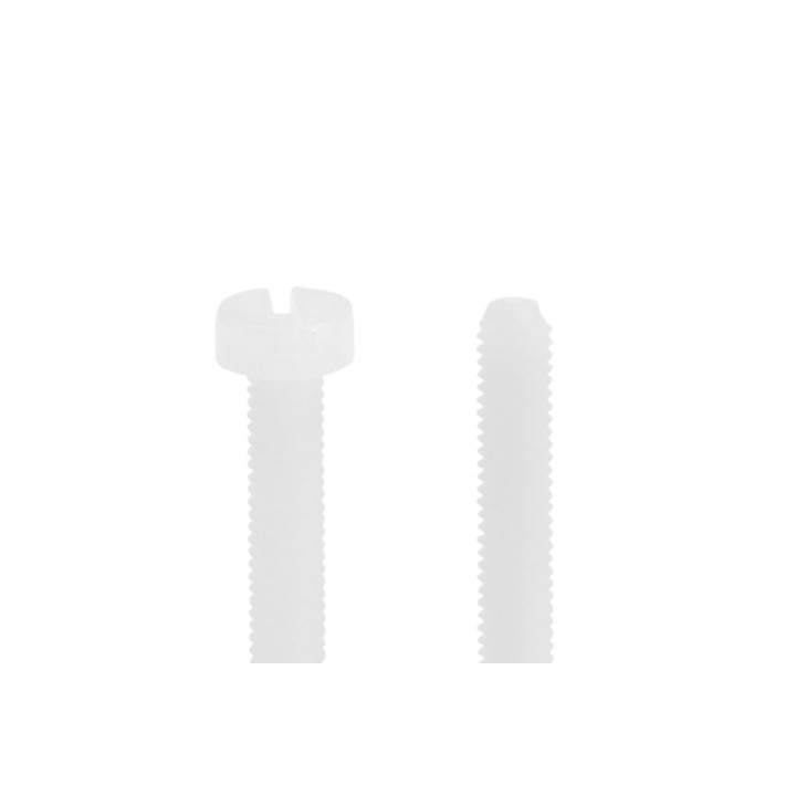 Plastový/Nylon šroub s válcovou hlavou M3x20mm, 10ks