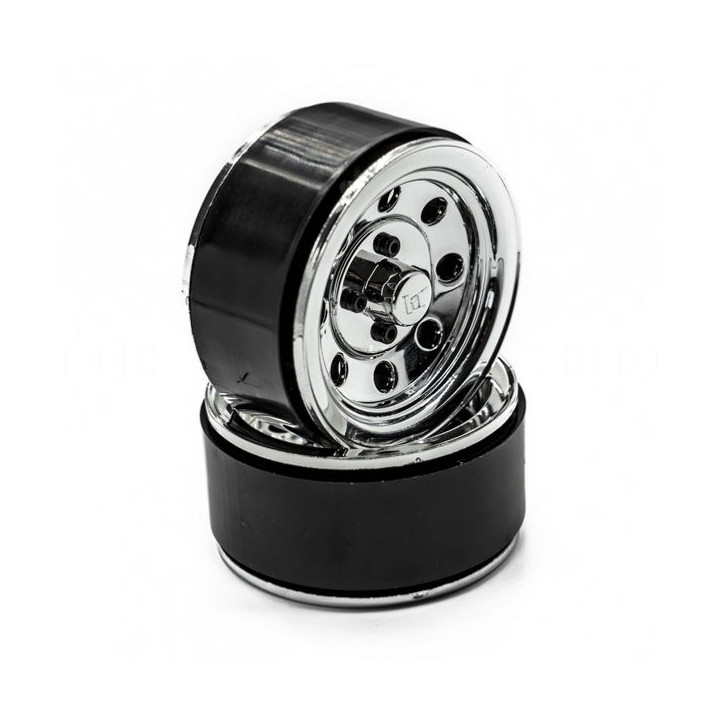 BEDLOCK 1,9" disky chromové, 2 ks.