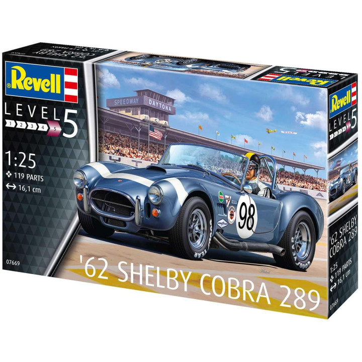 Plastic ModelKit auto 07669 - '62 Shelby Cobra 289 (1:25)