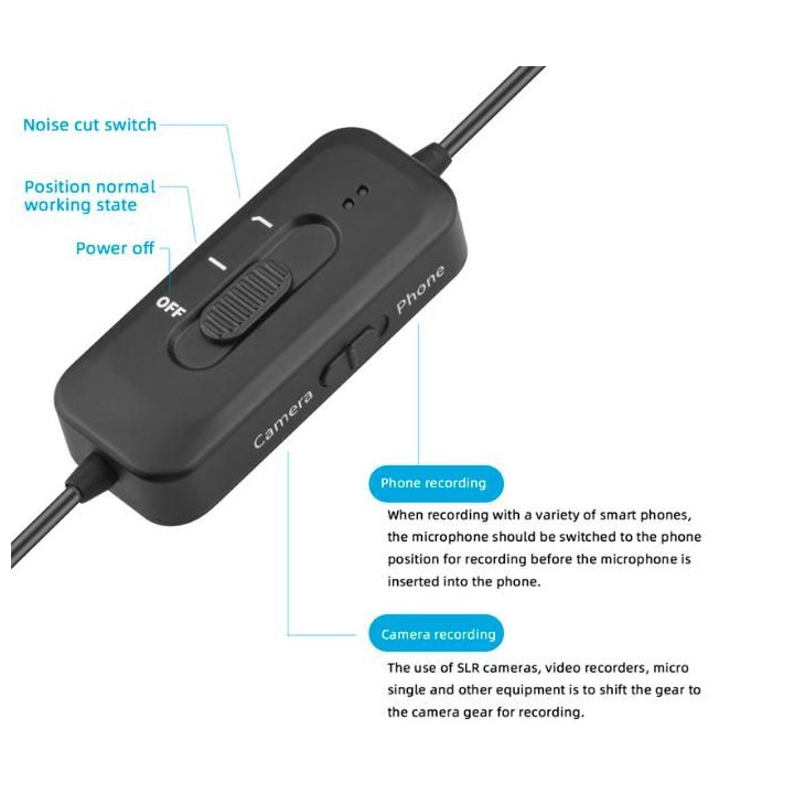 Osmo - Lavalier Microphone & Audio Adapter Set