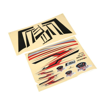 E-flite samolepky: Habu STS