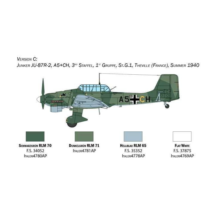 Model Kit letadlo 2807 - Ju-87B Stuka - Battle of Britain 80th Anniversary (1:48)