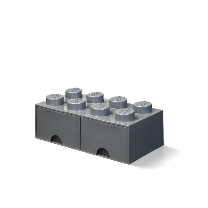LEGO úložný box s šuplíky 250x500x180mm - modrý
