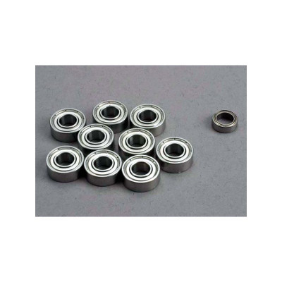 Traxxas: Kuličkové ložiska 5x11x4mm (9)/ 5x8x2.5mm (1)