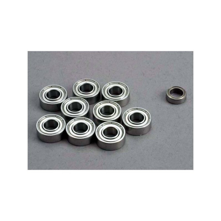 Traxxas: Kuličkové ložiska 5x11x4mm (9)/ 5x8x2.5mm (1)