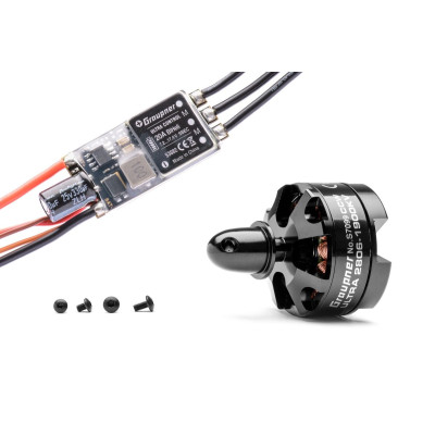 Combo set Telemetrická regulace HOTT 20Amp SBEC + Ultra 2806-1900Kv pravotočivá (CCW)