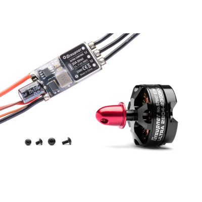 Combo set Telemetrická regulace HOTT 20Amp SBEC + Ultra 2804-2300Kv levotočivý/tlač. (CW)