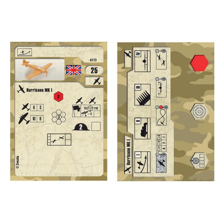 Wargames (WWII) letadlo 6173 - British Fighter "Hurricane Mk-1" (1:144)