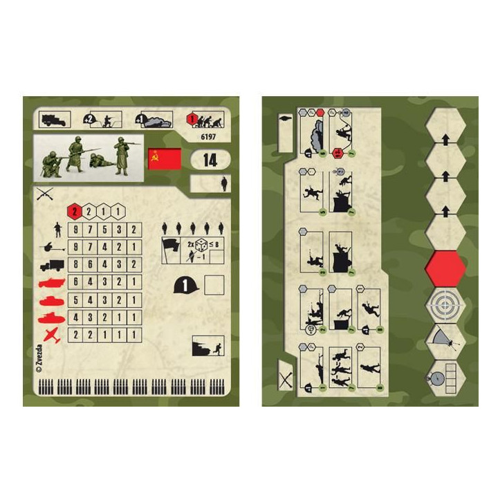 Wargames (WWII) figurky 6197 - Soviet Infantry (Winter Uniform) (1:72)