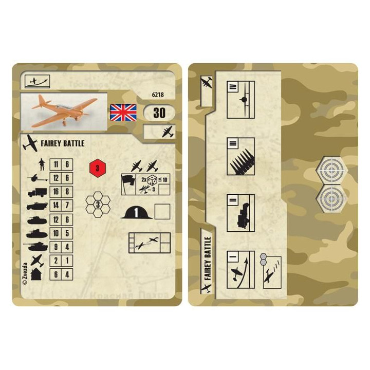 Wargames (WWII) letadlo 6218 - British Light Bomber Fairey Battle (1:144)