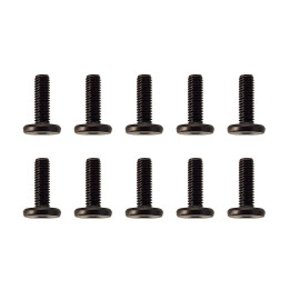 M3x10mm Low Profile šrouby, 10 ks.