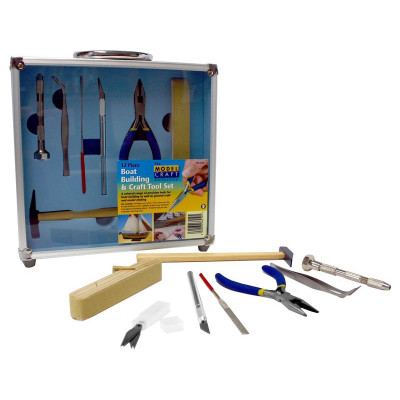 Modelcraft nářadí pro lodní modeláře (sada 12ks)