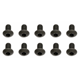 M3x6mm Imbusový šroub s kulatou hlavou, 10 ks.