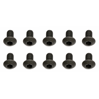 M3x6mm Imbusový šroub s kulatou hlavou, 10 ks.